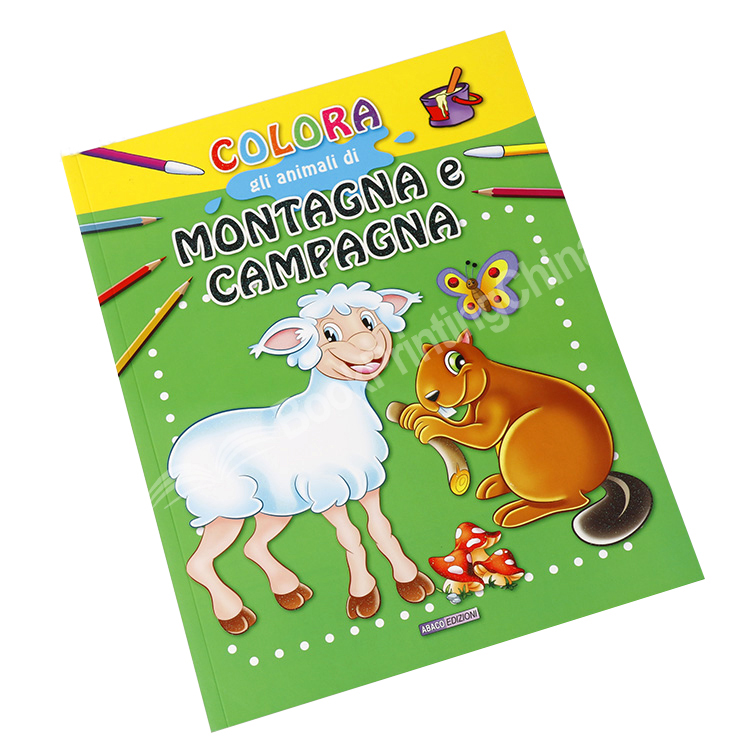 custom kids drawing book printing