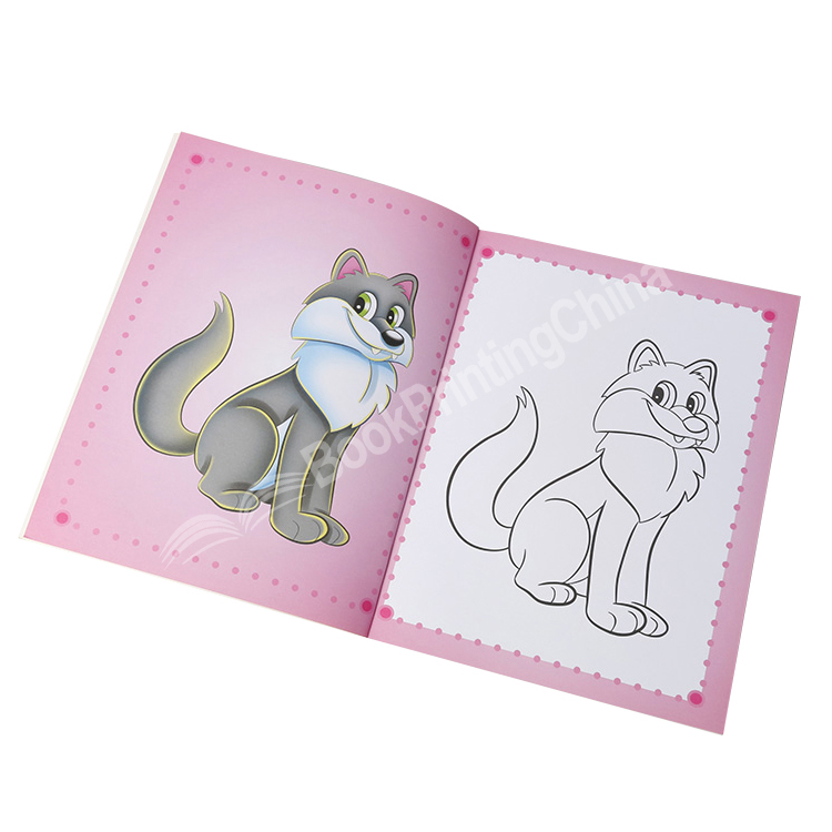 kids drawing coloring book printing1