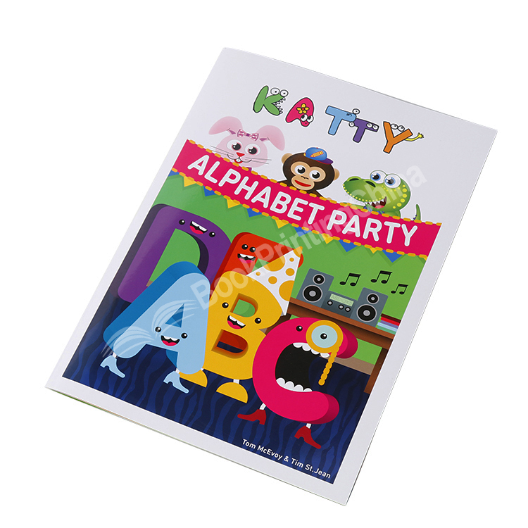 a4 children paperback coloring book printing