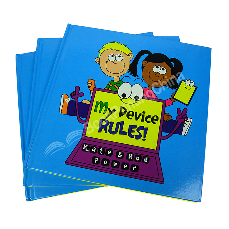 Square case bound children's book printing 1