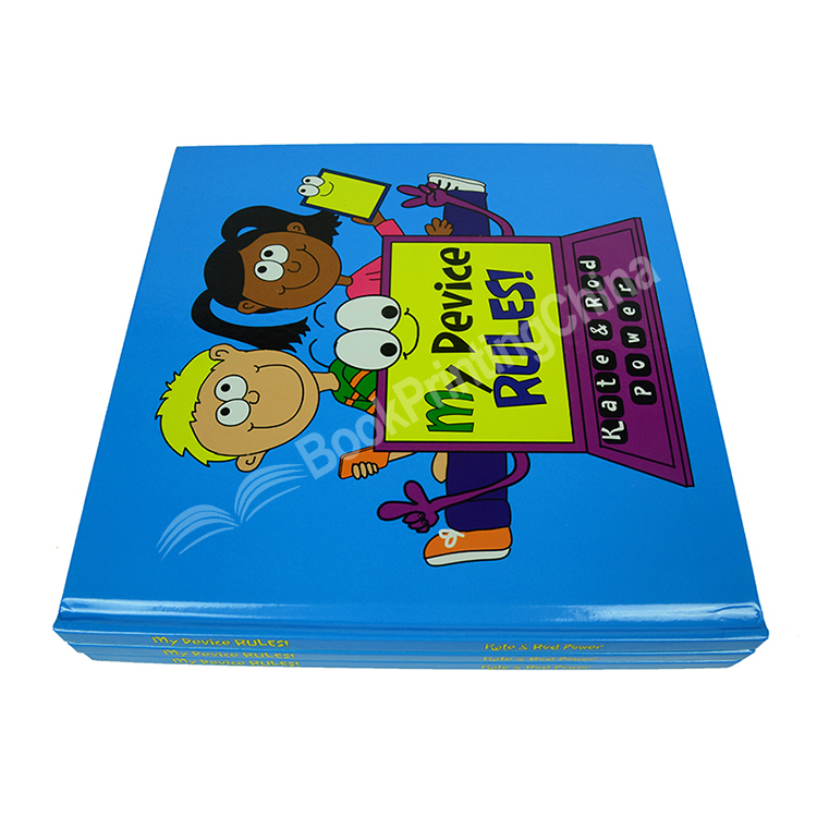Square case bound children's book printing 4