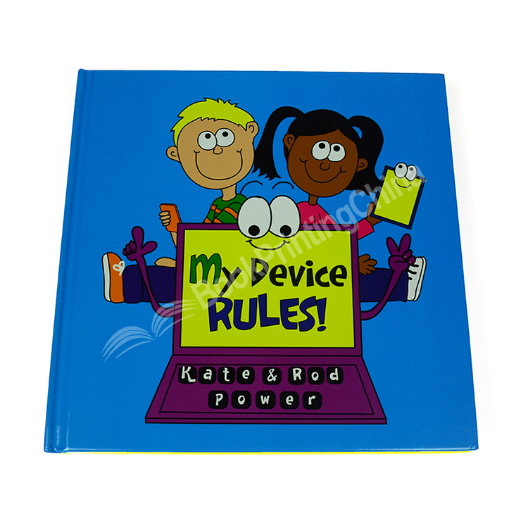 Square case bound children's book printing 2