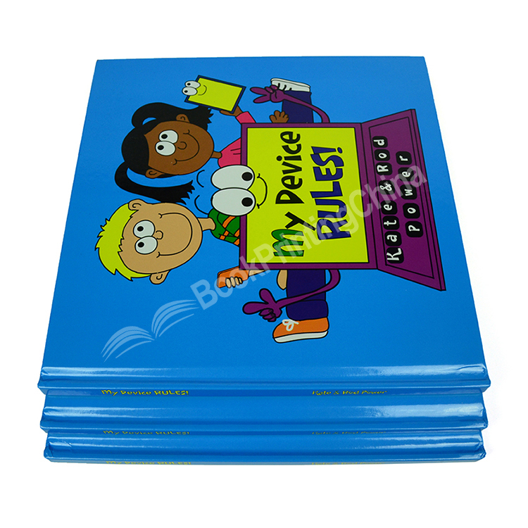 Square case bound children's book printing 5