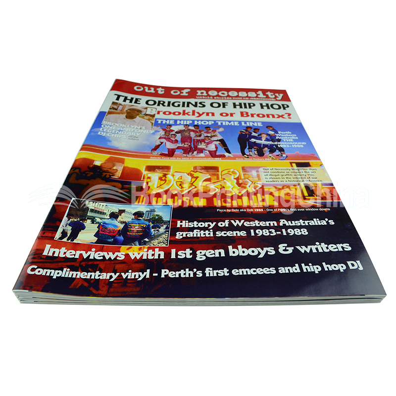 saddle stitching magazine printing china