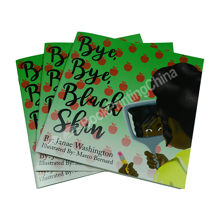 square sddle stitch children's book printing 5