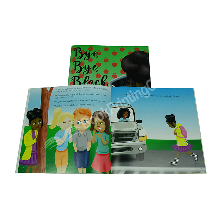 square saddle stitch children's book printing 2