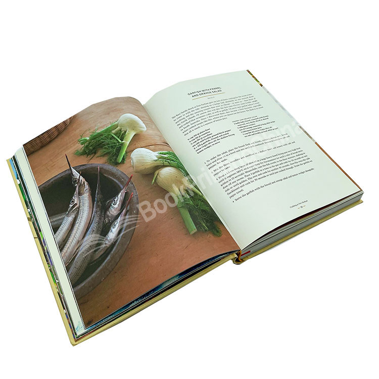hardcover cooking book printing