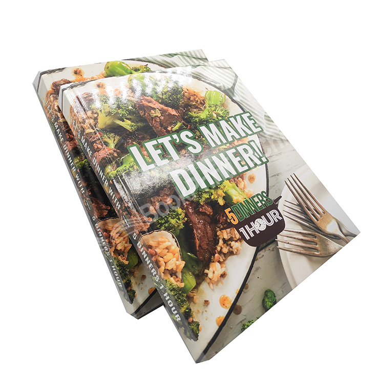 printing hardcover food book