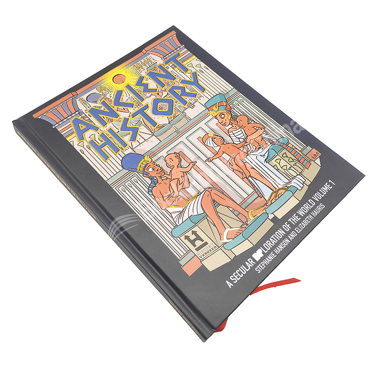 hot stamping hardcover book printing