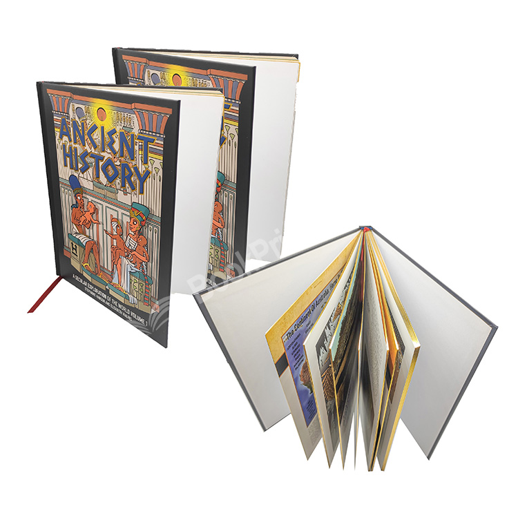 hot stamping hardcover book printing3