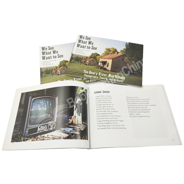 china softcover book printing