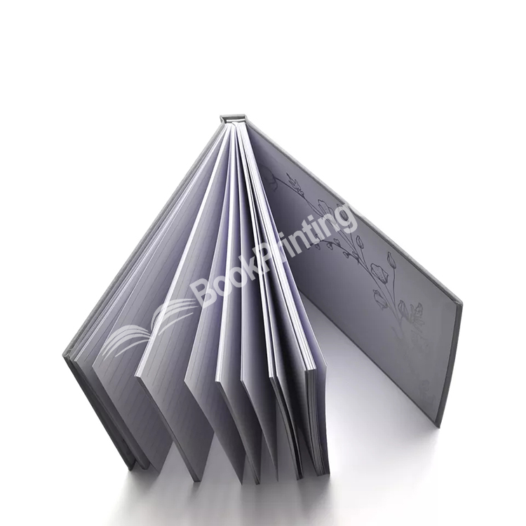 linen hardcover notebook printing 2