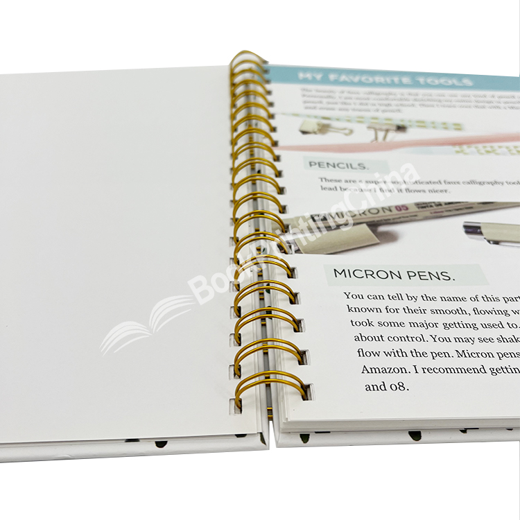 custom wire-o hardcover book 2