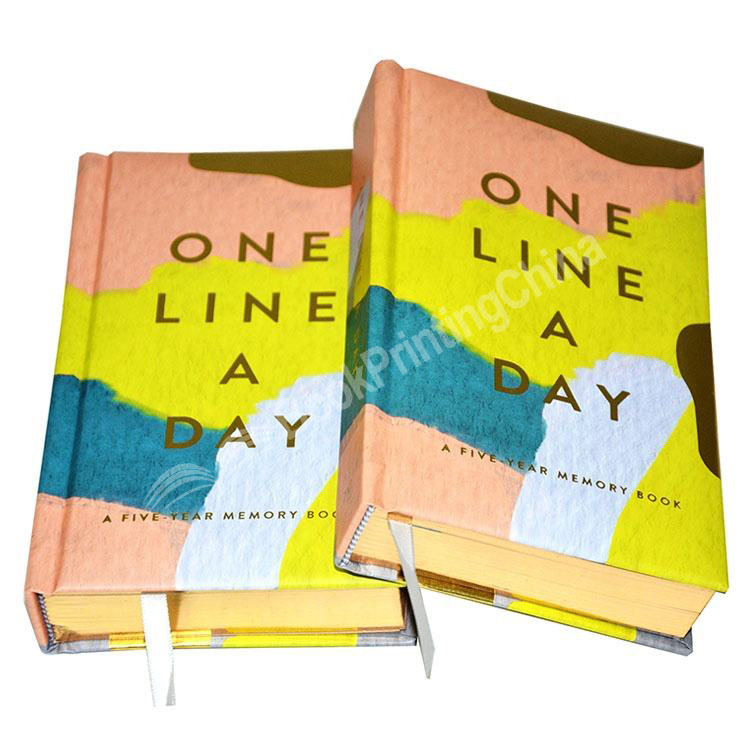 gold foil notebook printing