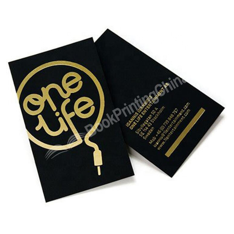 gold foil stamping business card printing1