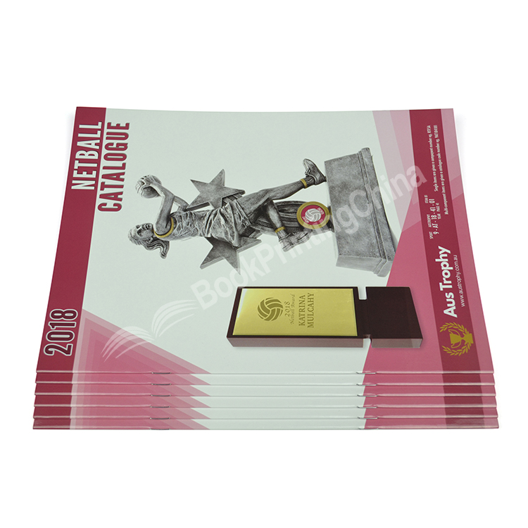 saddle stitching custom catalogue printing