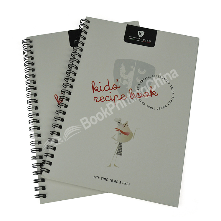 wire bound recipe book printing