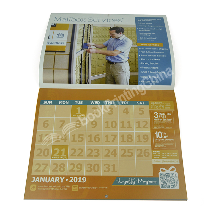 custom calendar printing