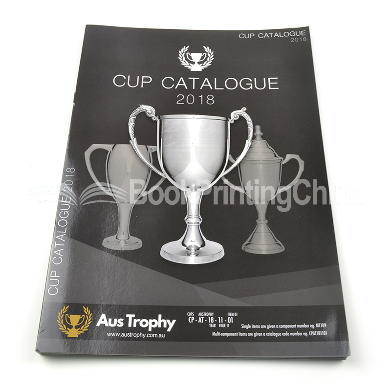 custom saddle stitch catalogue printing