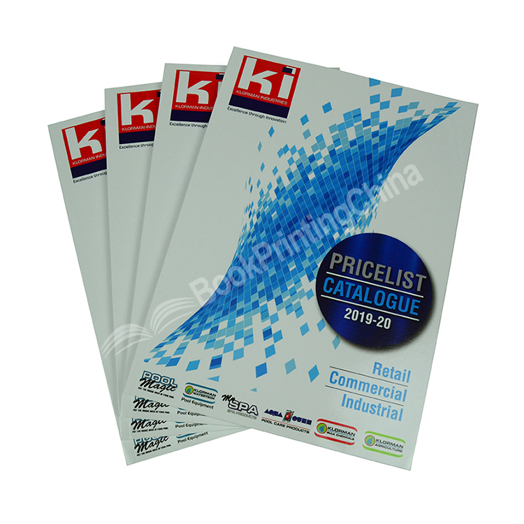 custom perfect binding catalogue printing