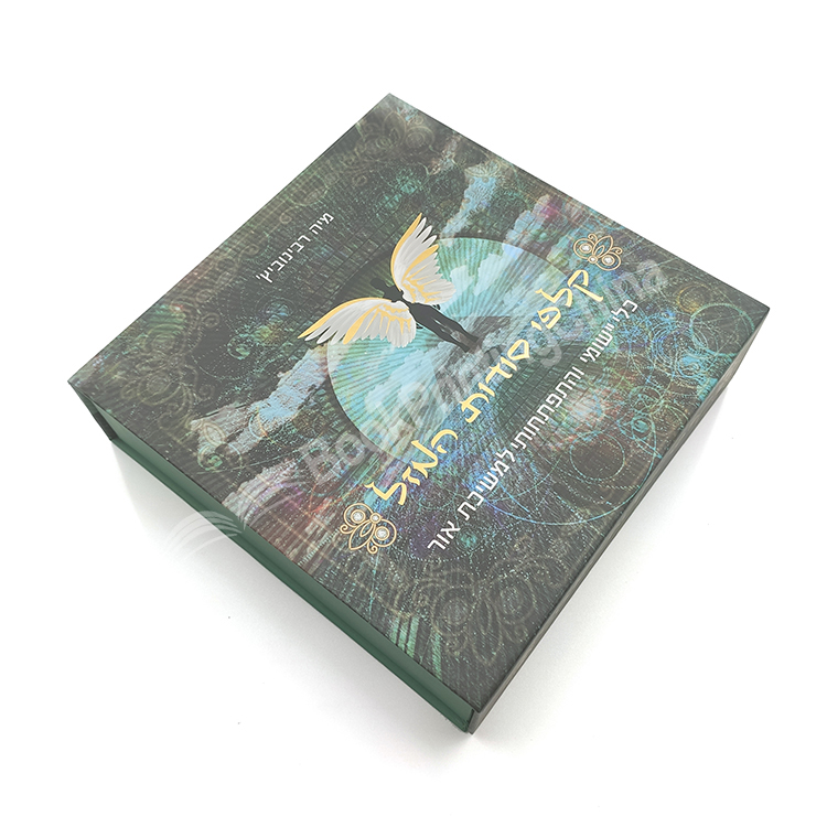 tarot card printing with gold foil gift box