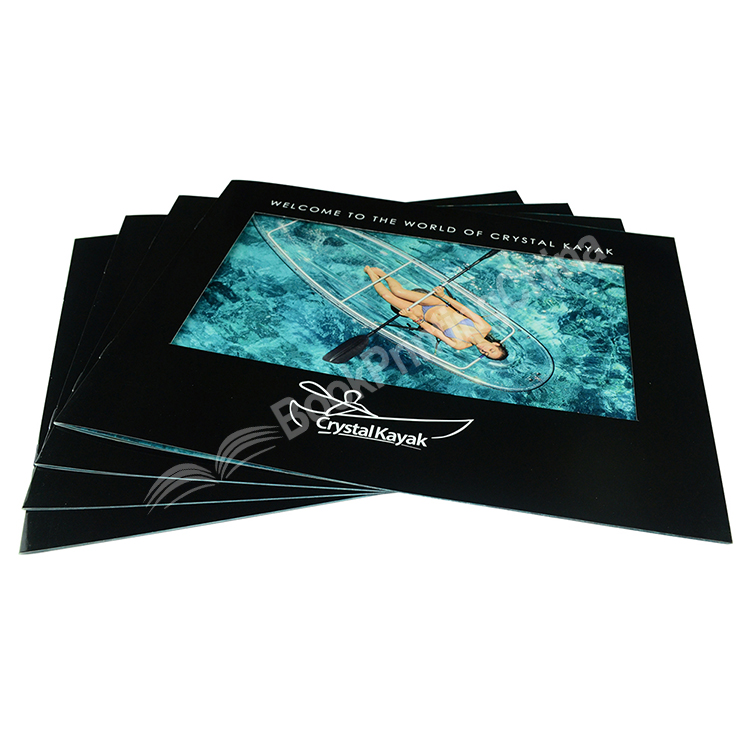 custom saddle stitched brochure printing