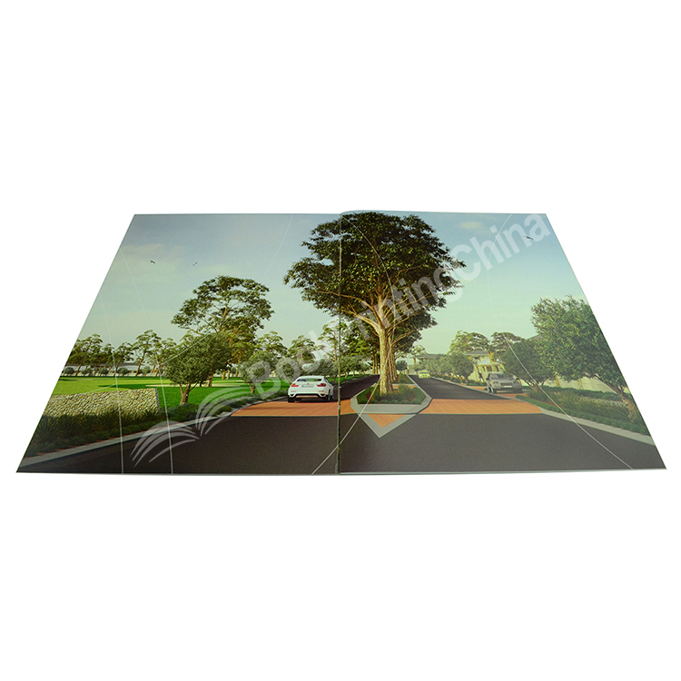 saddle stitching brochure printing