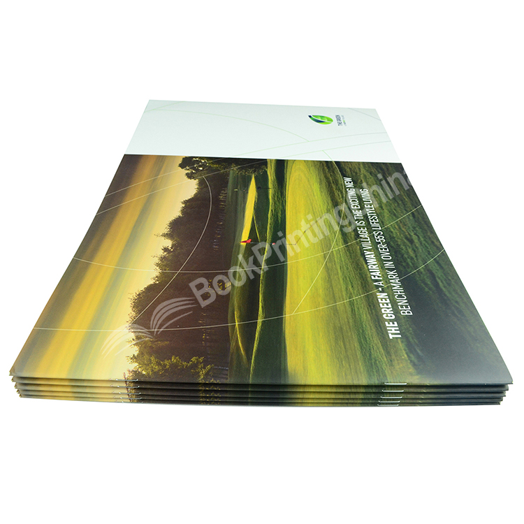 custom saddle stitched book printing