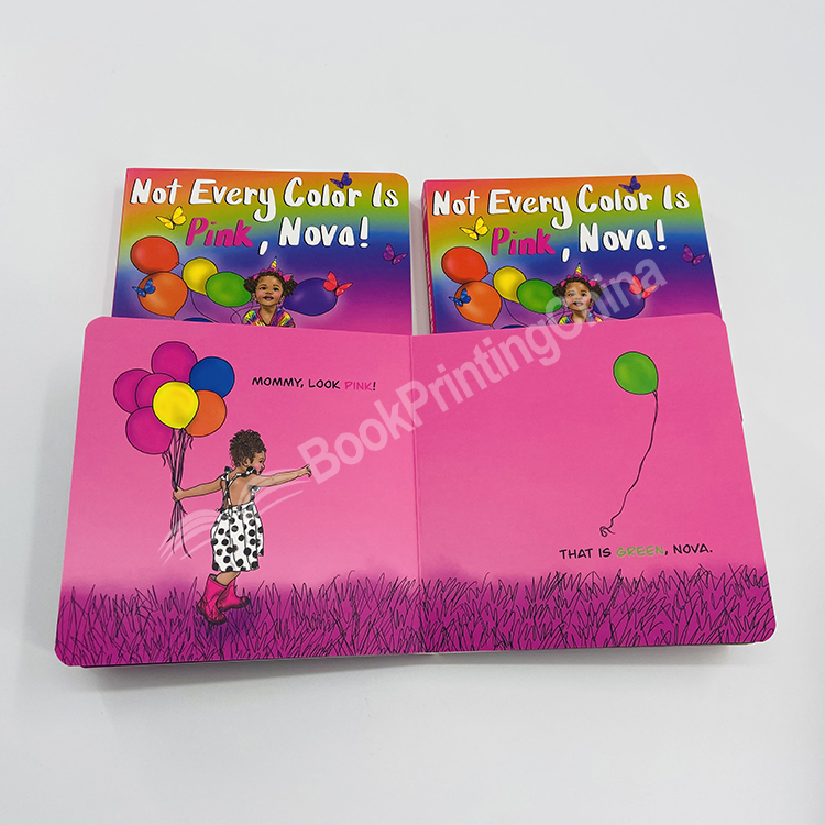 kids cartoon board book printing