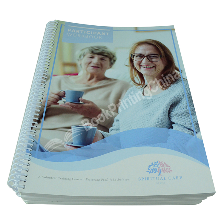 spiral bound workbook printing