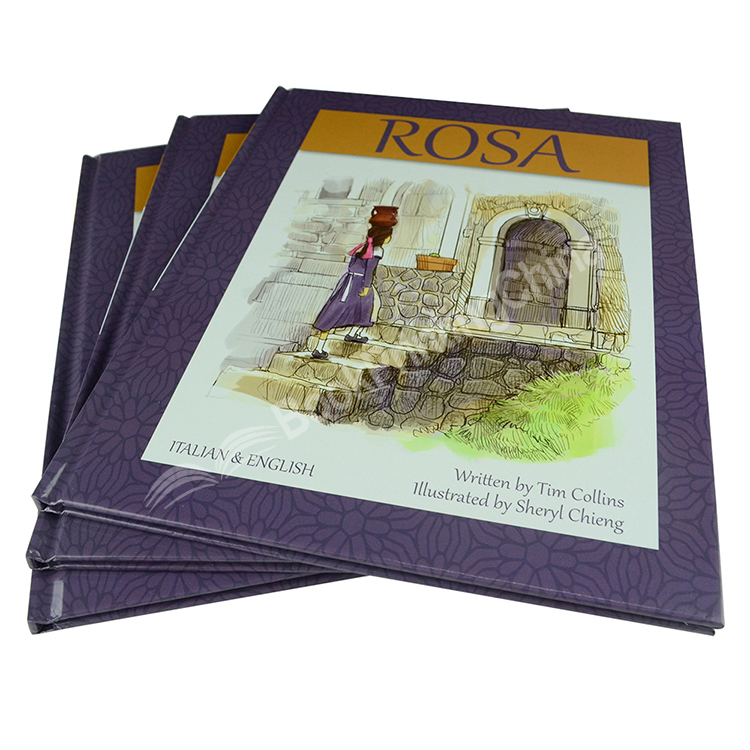 gloss laminate hardcover book printing1