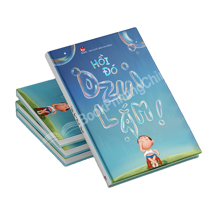 High quality full color hardcover custom children book printing