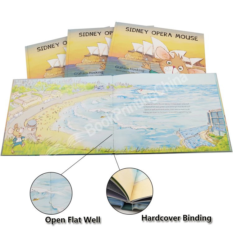 A4 hardcover children book printing 4