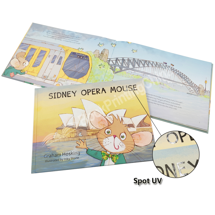 A4 hardcover children book printing 3