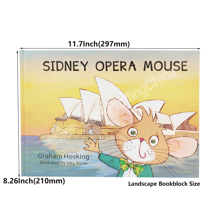 A4 hardcover children book printing 1