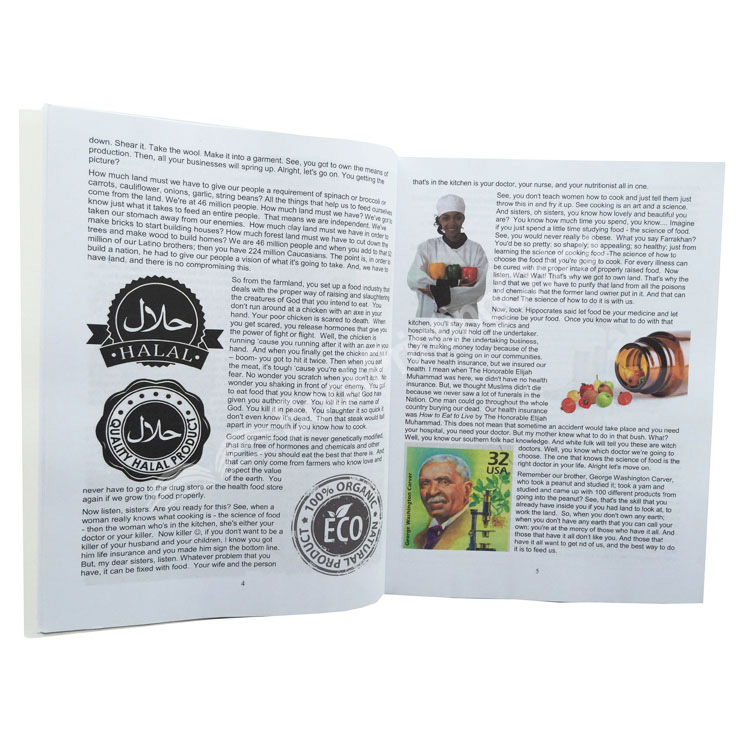 cookbook printing services