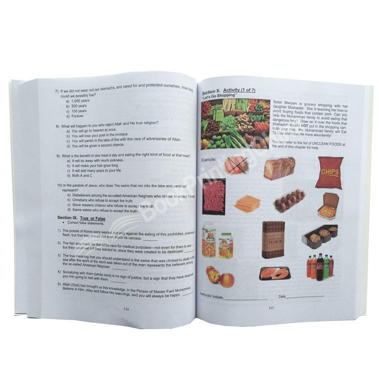 book printing in china