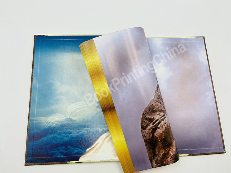 gilded edges hardcover book printing 2