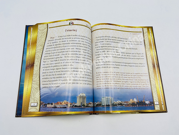 gilded edges hardcover book printing 3