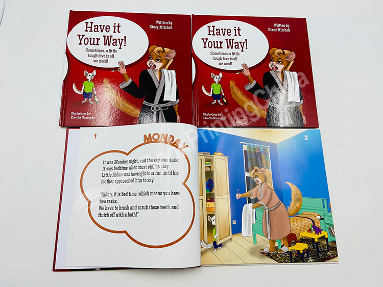 hardcover children book printing