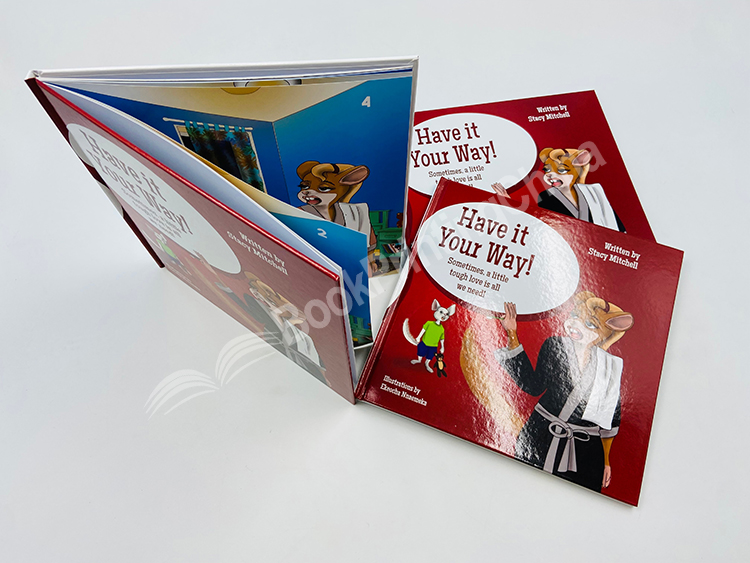 hardcover children book printing1