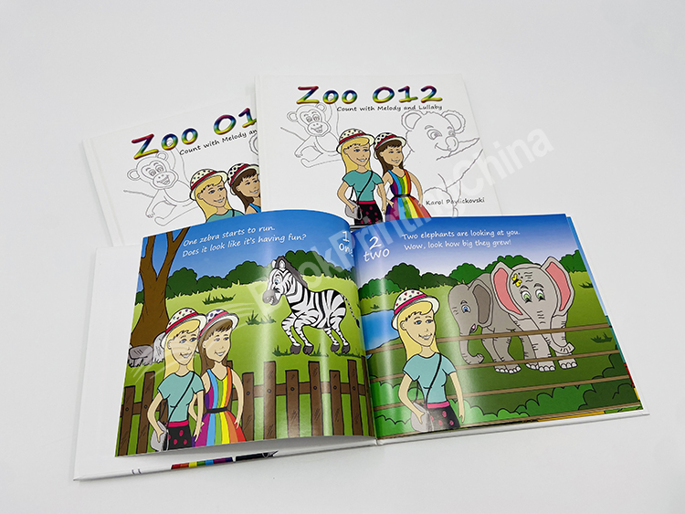 hardcover children book printing china