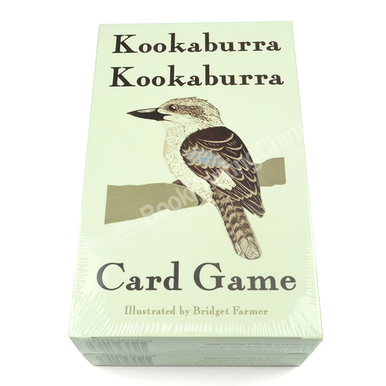 cards printing with paper box packaging