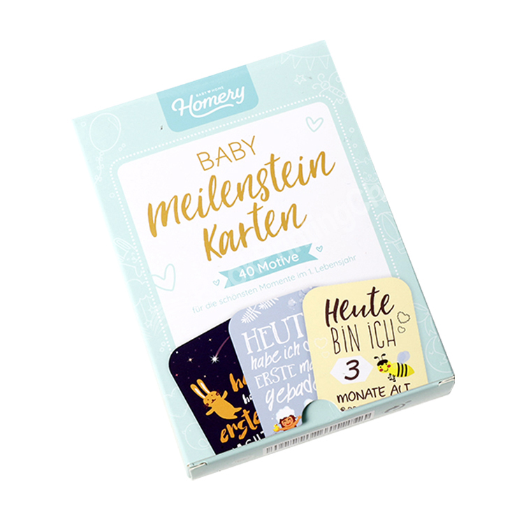 China Printing Custom Study Card Games Challenge Flash Cards Printing