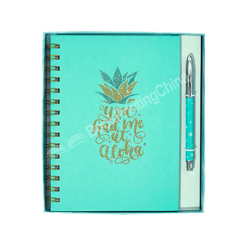 wire bound notebook printing