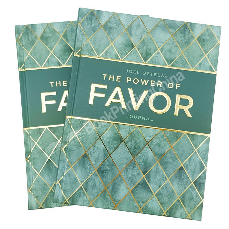 gold foil hardcover notebook