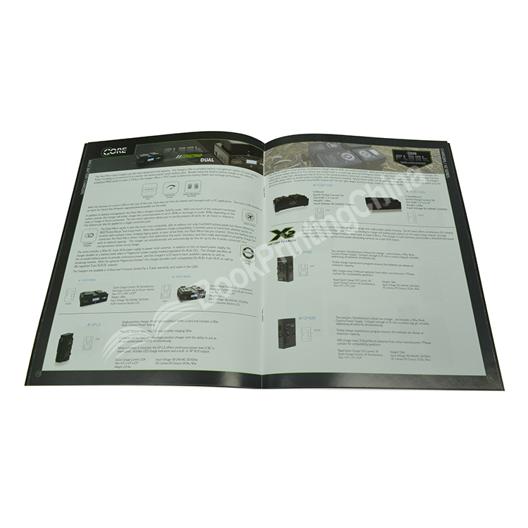 customized saddle stitching brochure printing