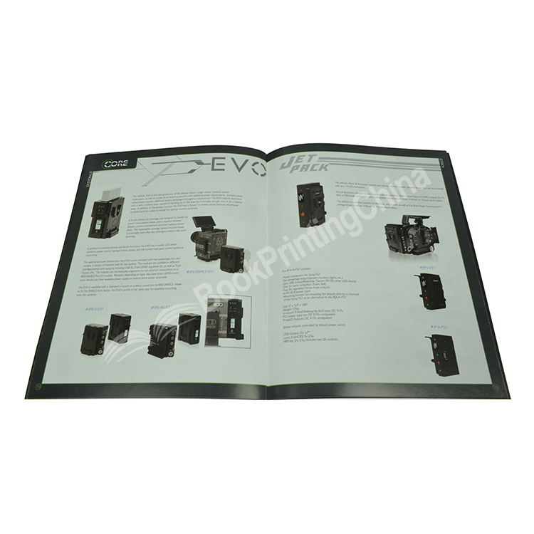 customized saddle stitching brochure printing1