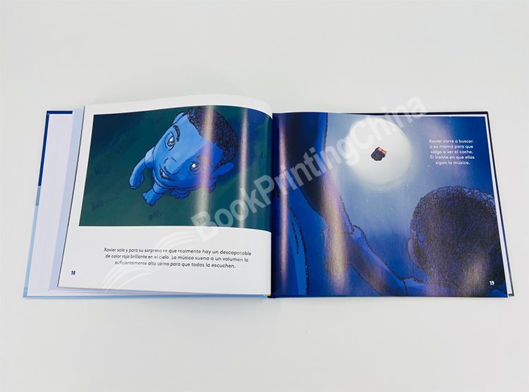 hardcover children book printing1