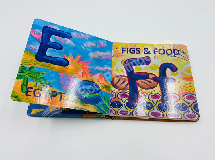 custom children card book printing